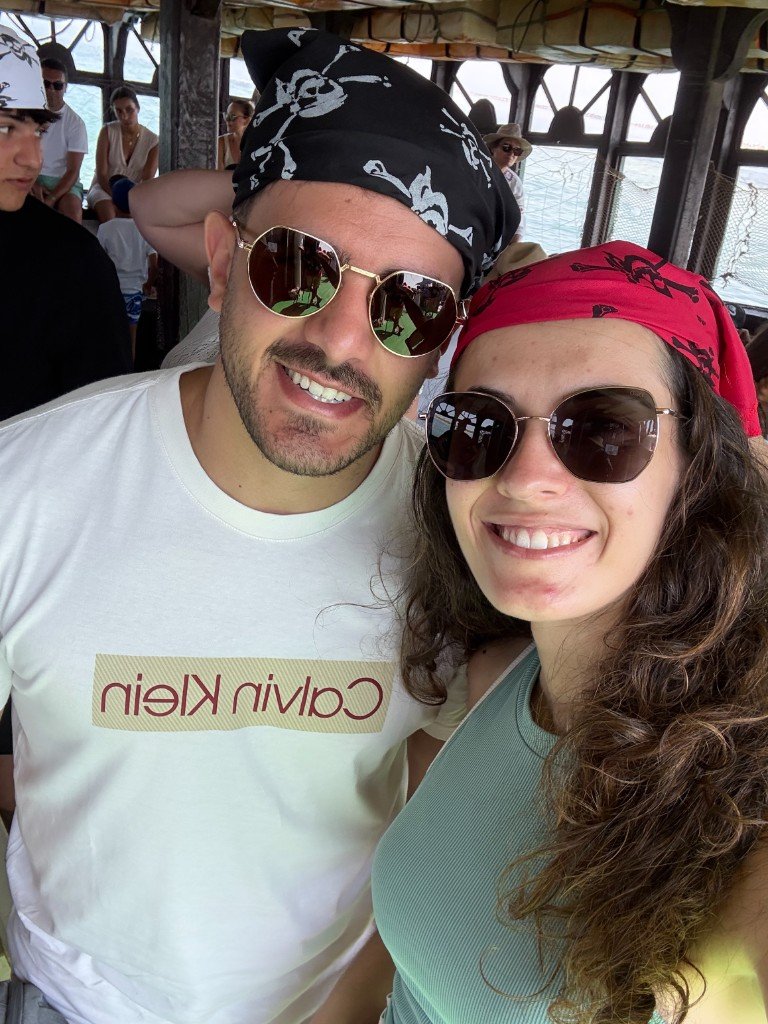 Claudia e Rui em viagem
